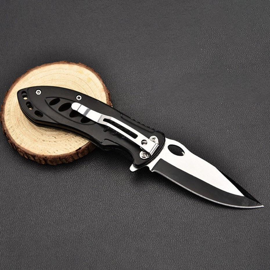 Camouflage Stainless Steel Folding Pocket Knife 1