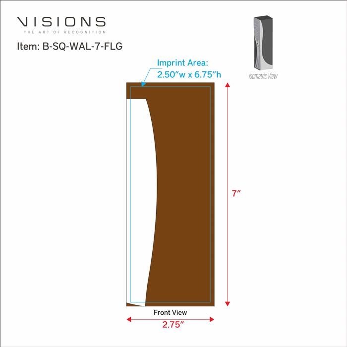Square Walnut 53