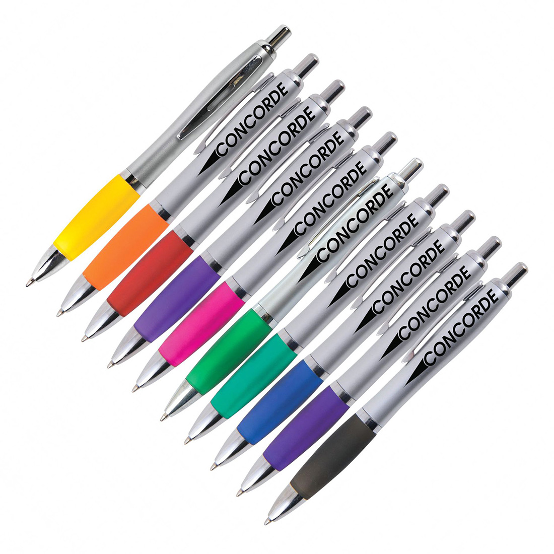 The Silver Ballpoint Pen - Customized Logo 3
