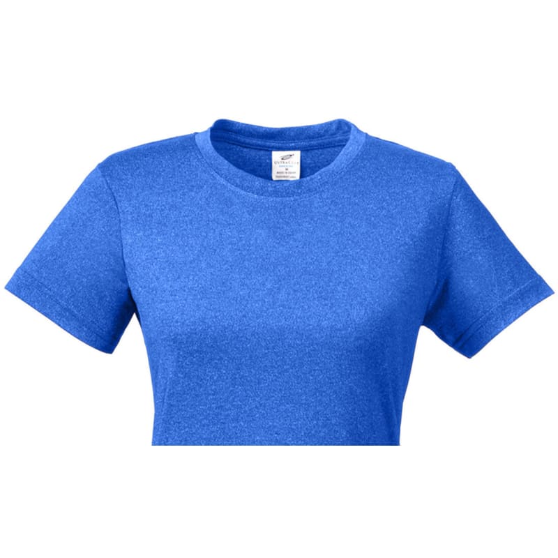UltraClub Ladies' Cool & Dry Heathered Performance T-Shirt 10