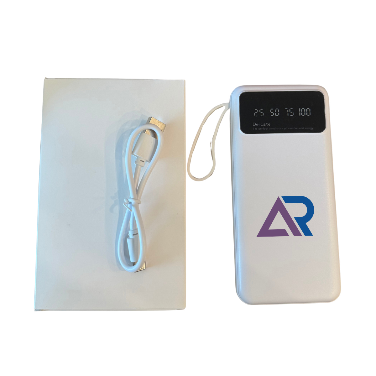 10000mAh Power Bank with Built-In Cables 15
