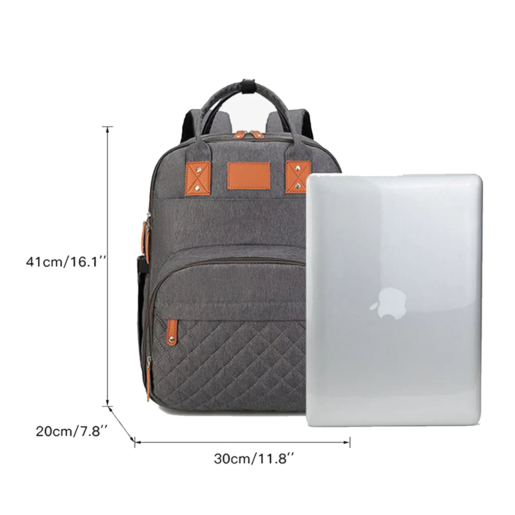 Large Nylon Waterproof Maternity Baby Changing Backpack 5