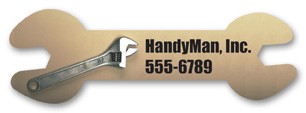 Re-Stick-It Decal (1.375"x4.125") Wrench Shape