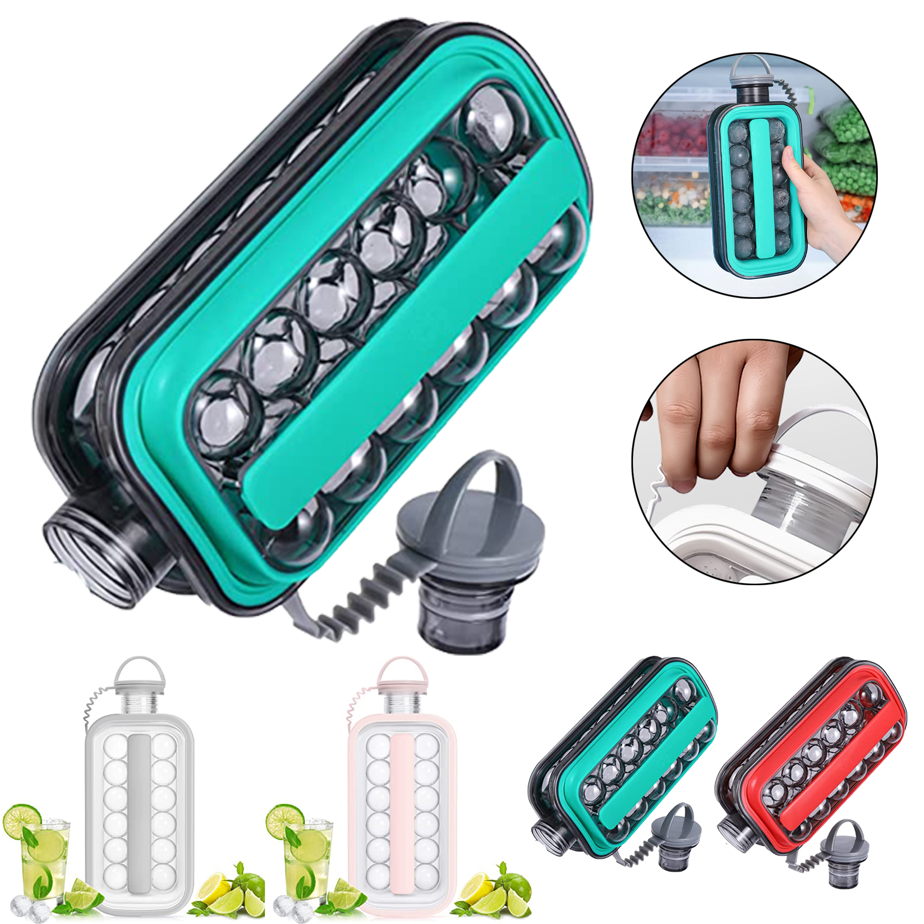 2 in 1 Portable Ice Ball Maker Kettle 2