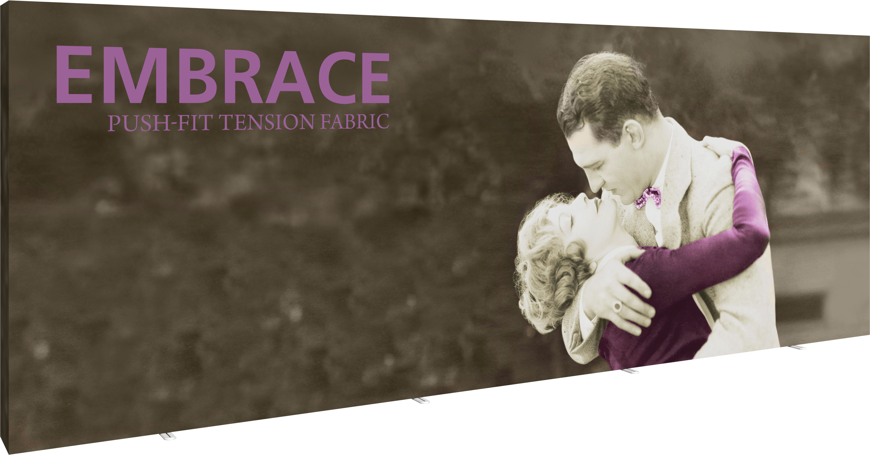 Embrace 20ft. Full Height Inline Display W/ Full Fitted Graphic