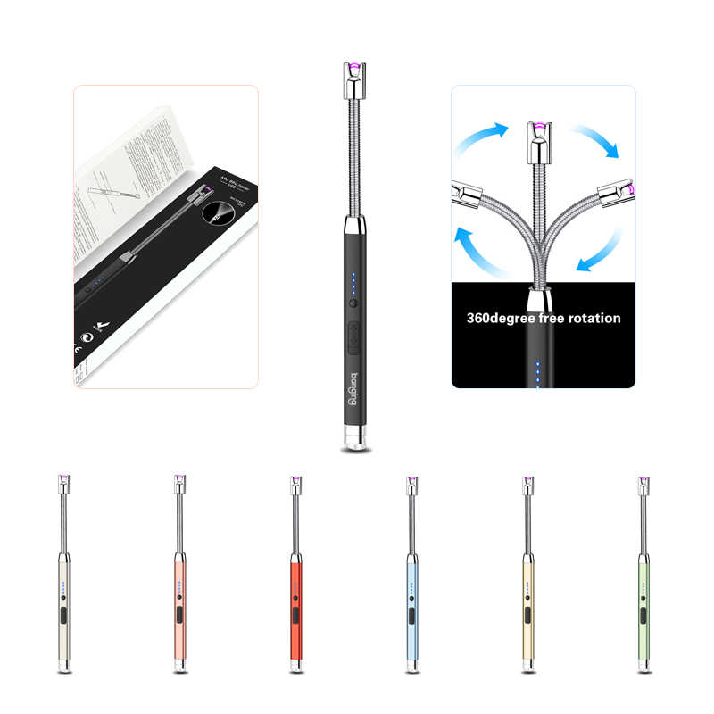 Electric Lighter with LED Flashlight 2