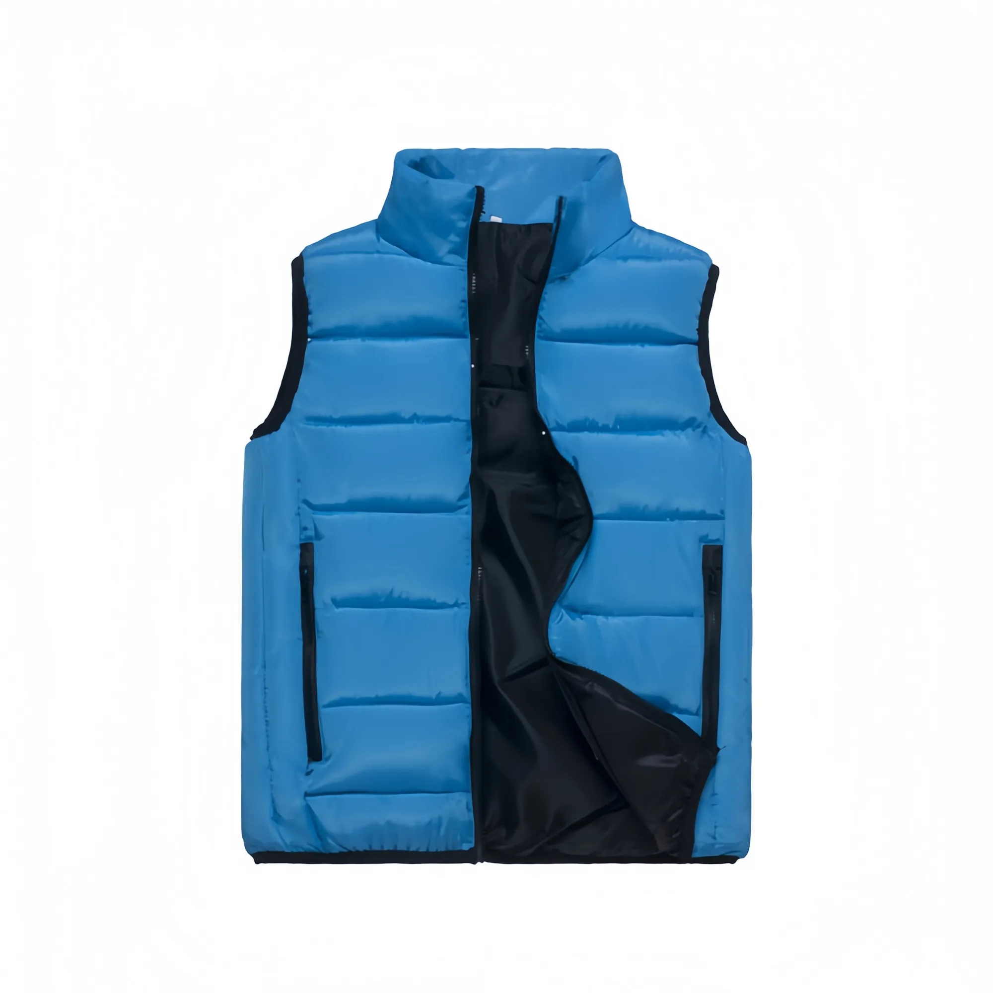 Stand Collar Lightweight Insulated Vest 2