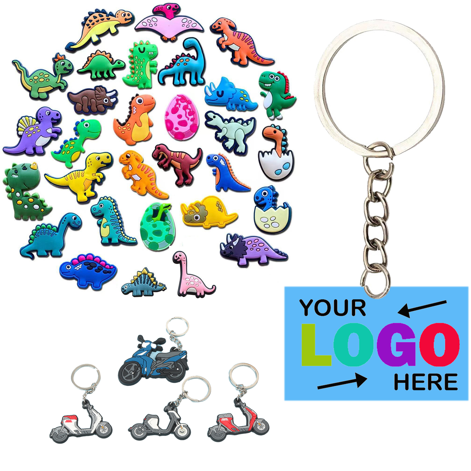 MOQ 50 PVC Keychain Pendant 2