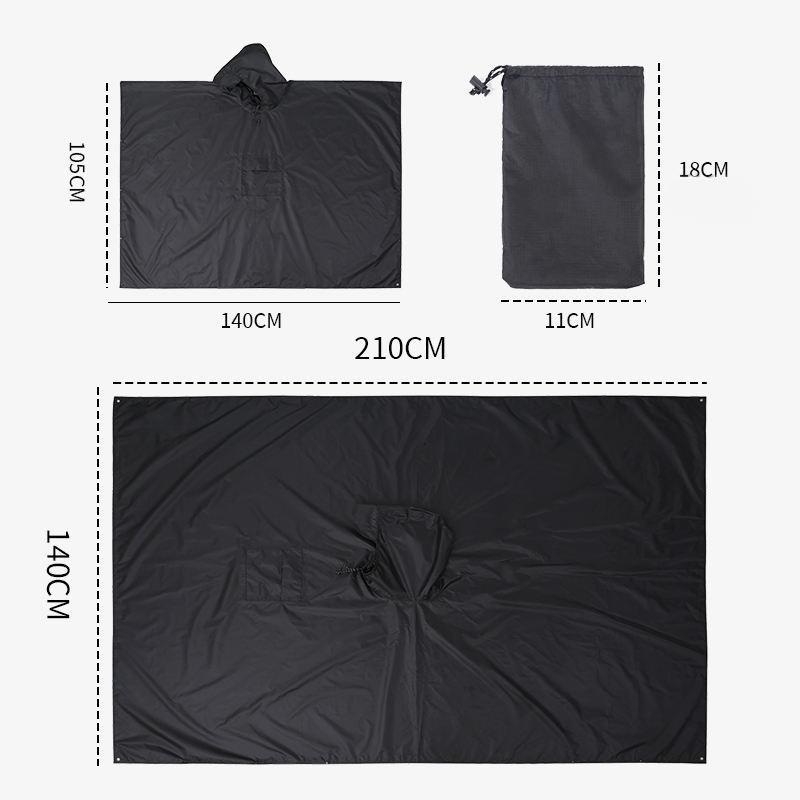 Multifunctional Waterproof Raincoat Poncho 6