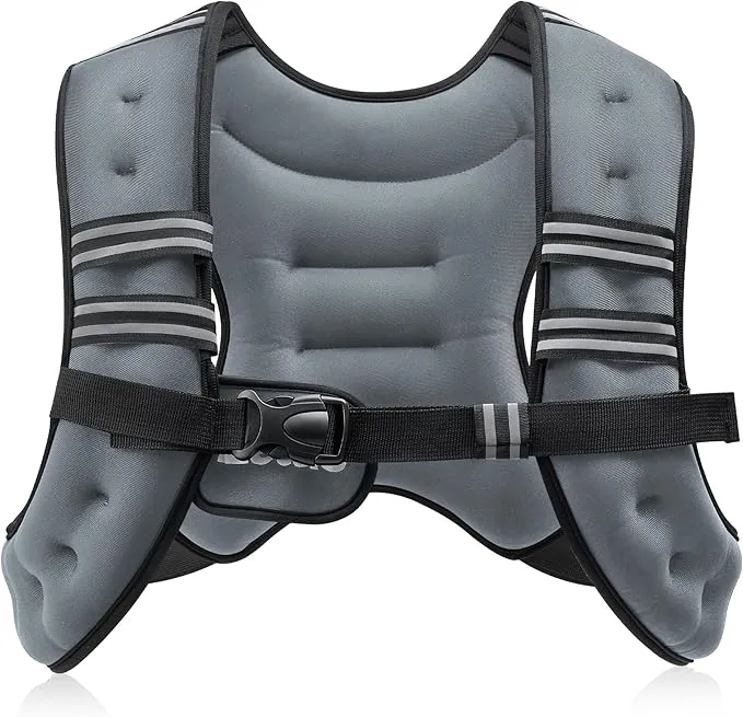 6lb/8lb/12lb/16lb/20lb/25lb/30lb Weighted Vest For Sport, Workout, Strength Training, Running 9