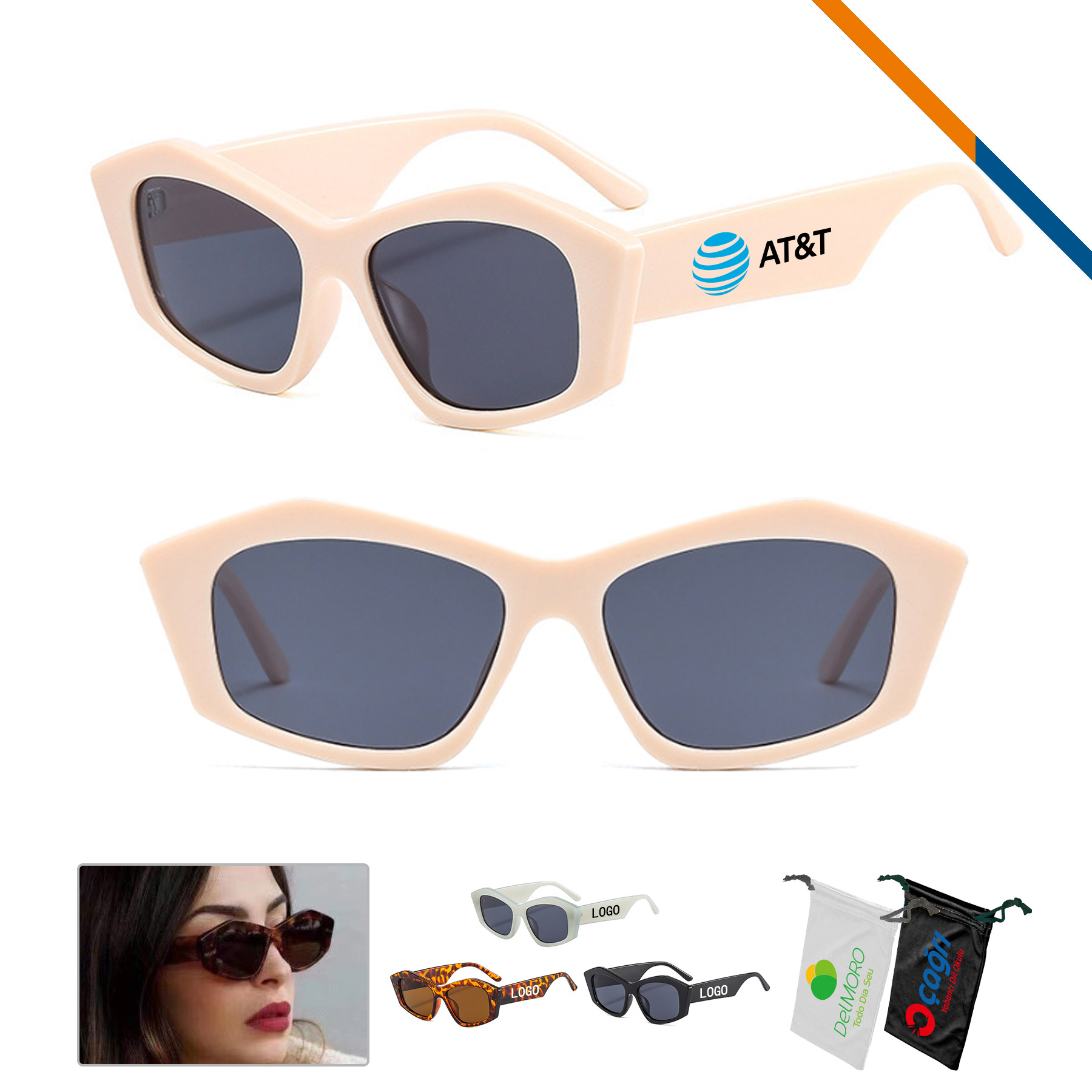 Mollie Polygon Shaped Sunglasses 2