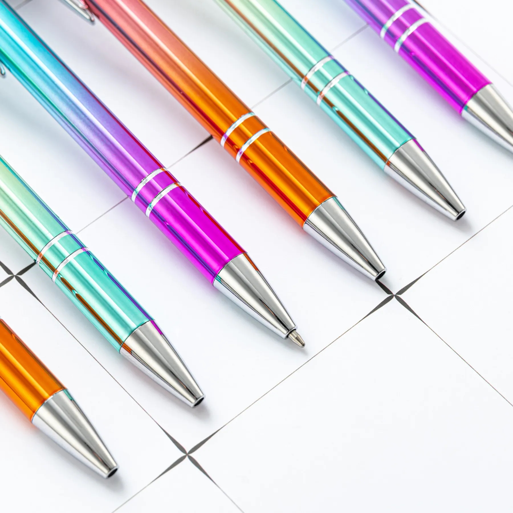 2 in 1 Gradient Metal Stylus Ballpoint Pen 4
