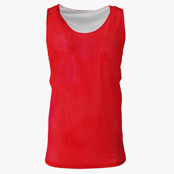 #B110 / Core Mesh Men's Reversible Tank Top (White Panels) 6