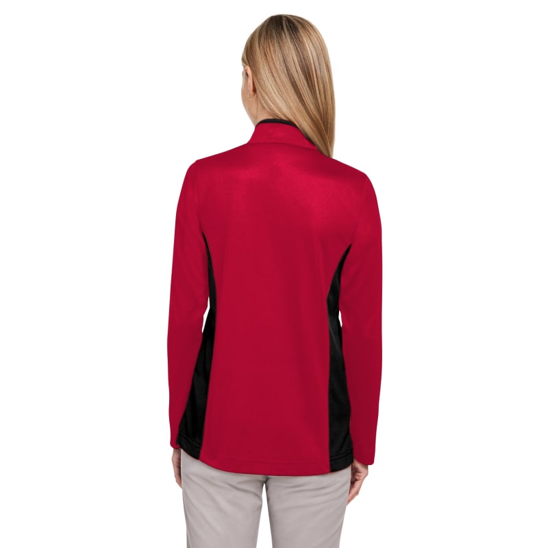 Harriton Ladies' Flash Snag Protection Plus IL Colorblock Quarter-Zip 3