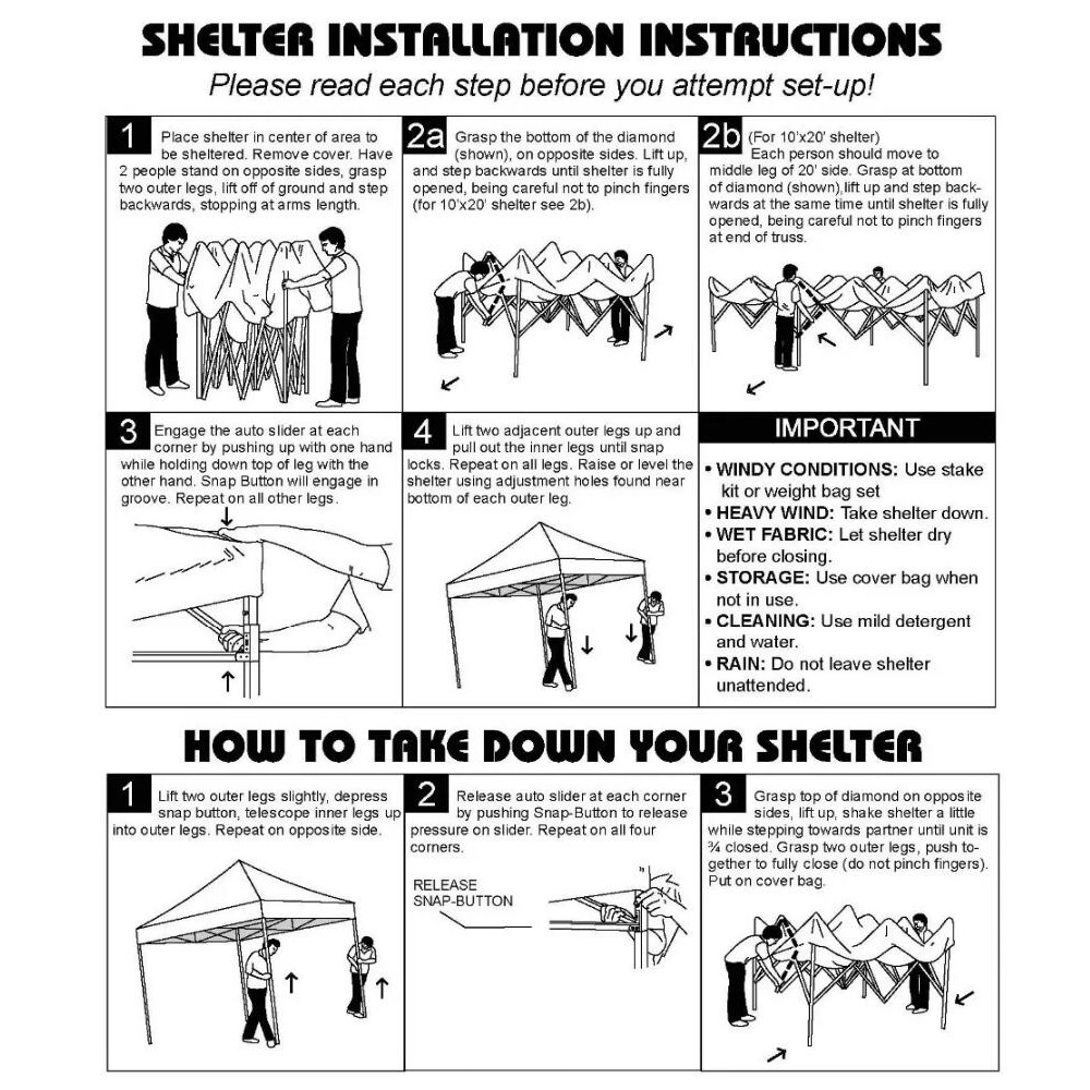10'x10' Pop Up Tent Print with Custom Graphics 1