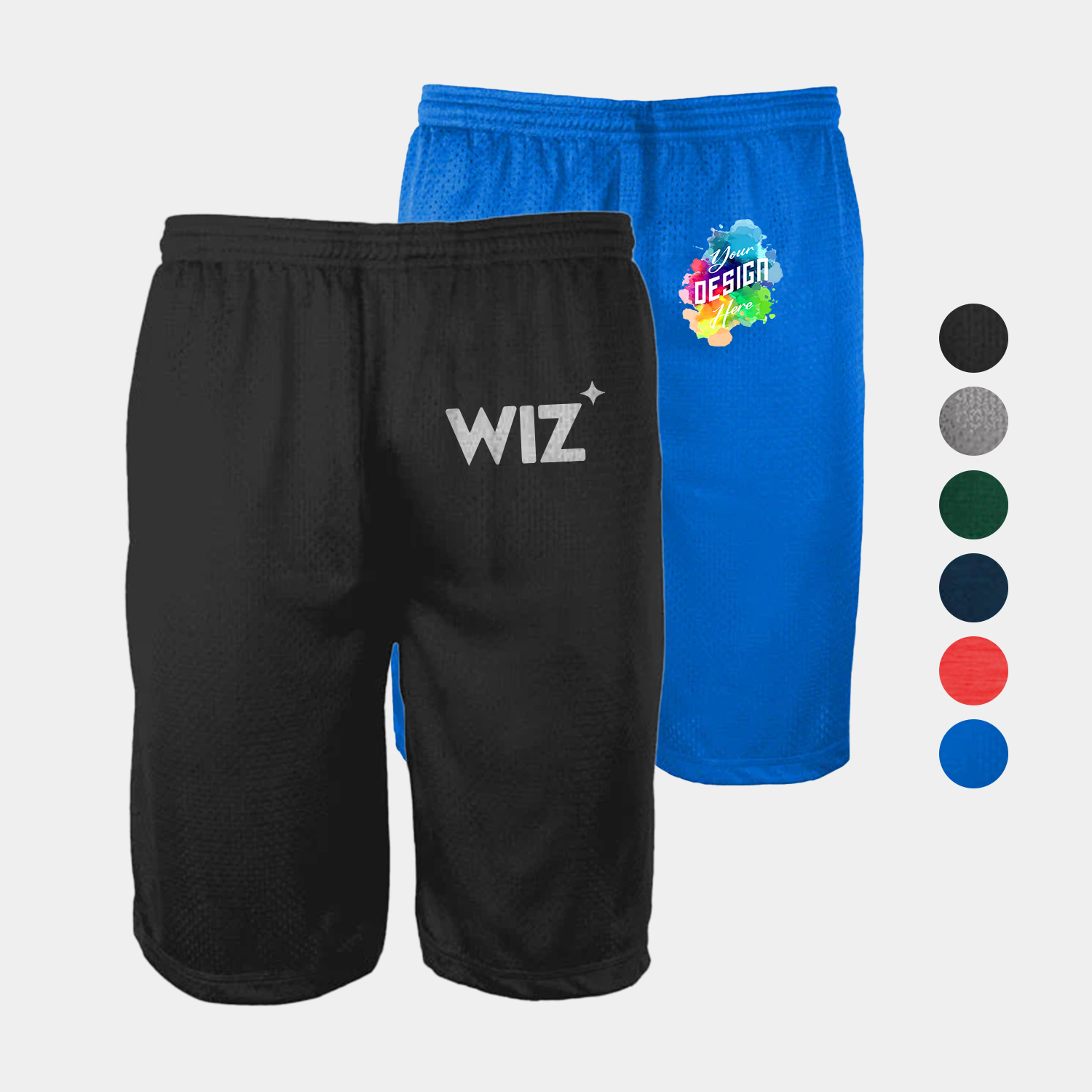 Men's 9" Core Mesh Training Shorts with Pockets 3