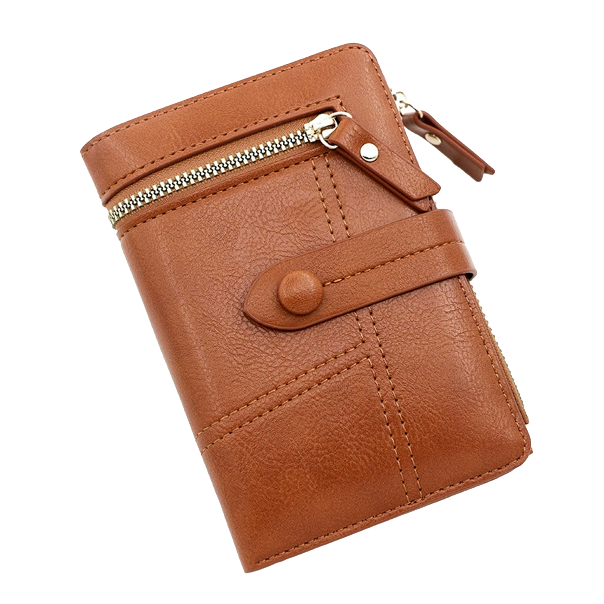 Women's Mini Zip Wallet in PU Leather 4