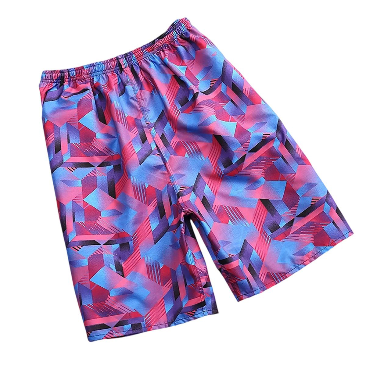Polyester Beach Shorts with Adjustable Drawstring Waist 7