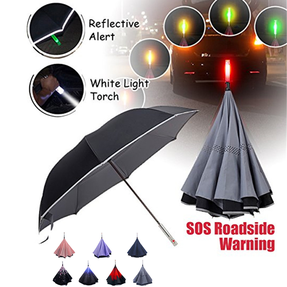 Reverse Umbrella with Night Light 2