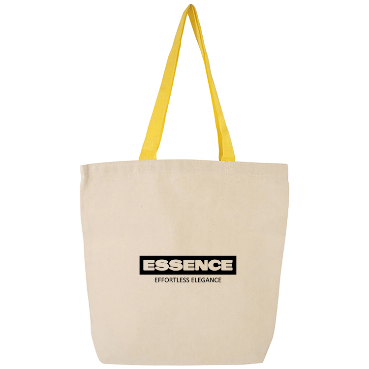 Clearwater Color Handle Cotton Tote, custom tote bag with logo imprint 16