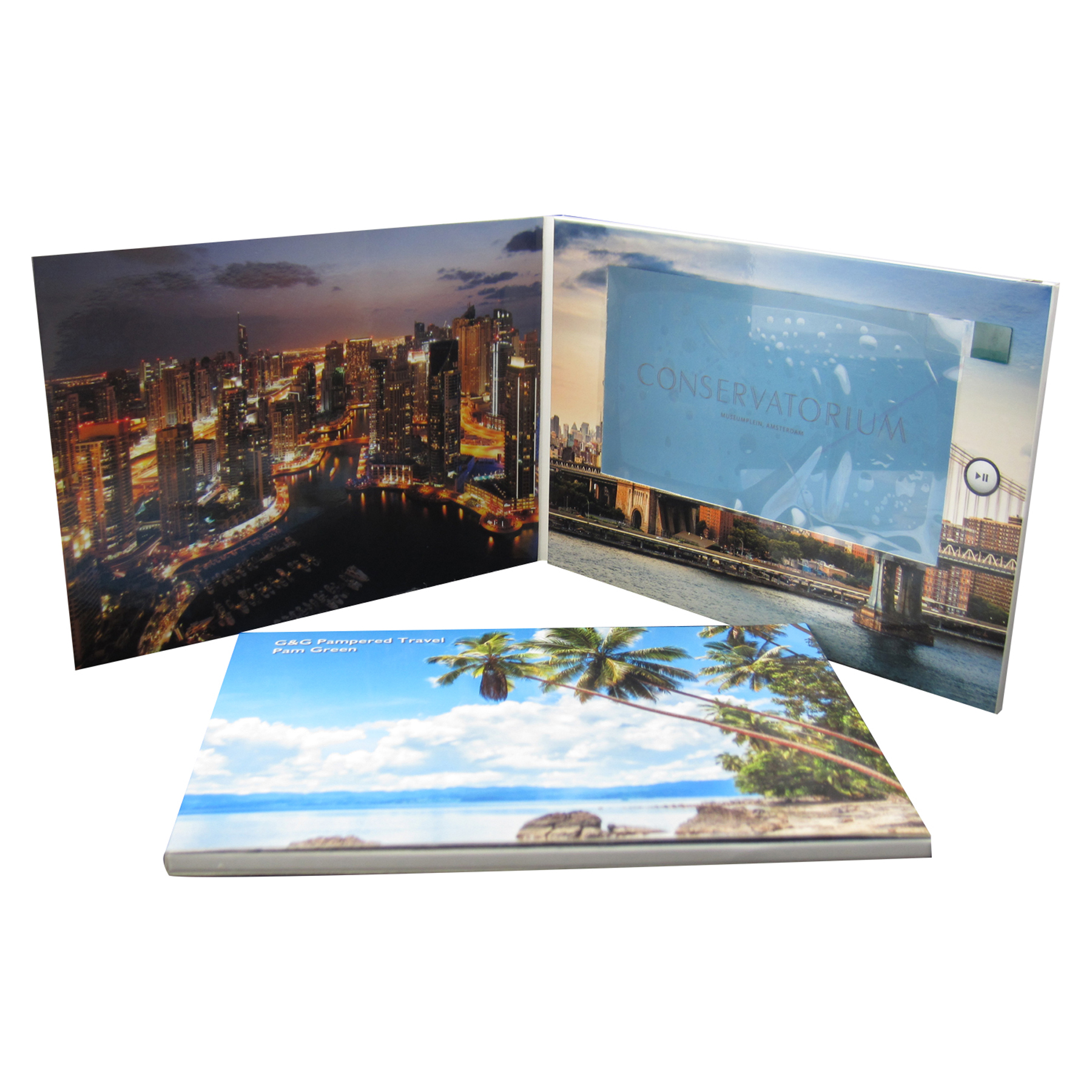 VidU 7.0" HD High-Definition Video Mailer And Brochure With Full Color Printing 23