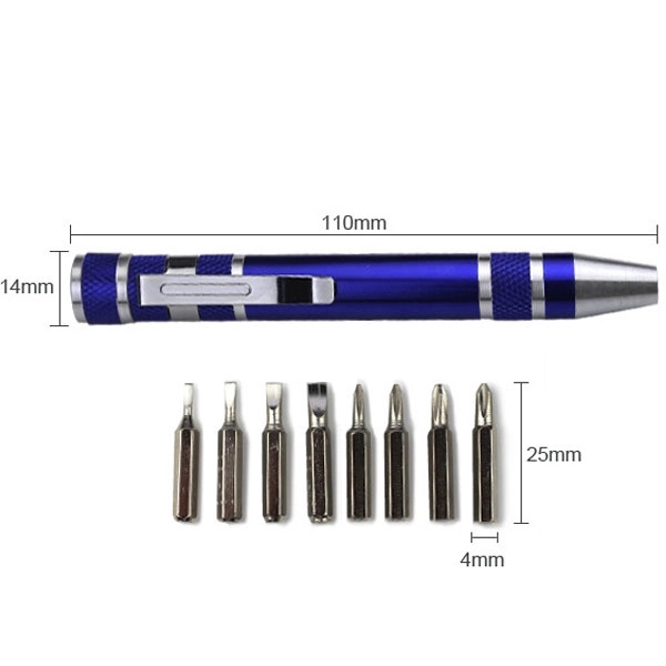 Portable 8 in 1 Pocket Screwdriver Set 3