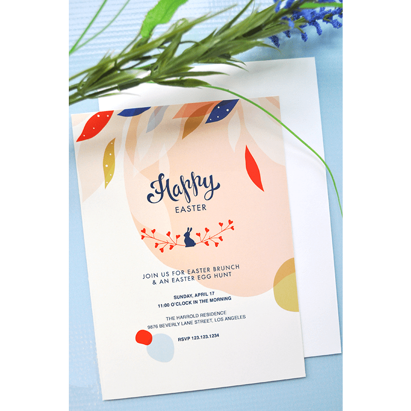 Custom Full Color 5 X 7 Inch Invitation Cards 79