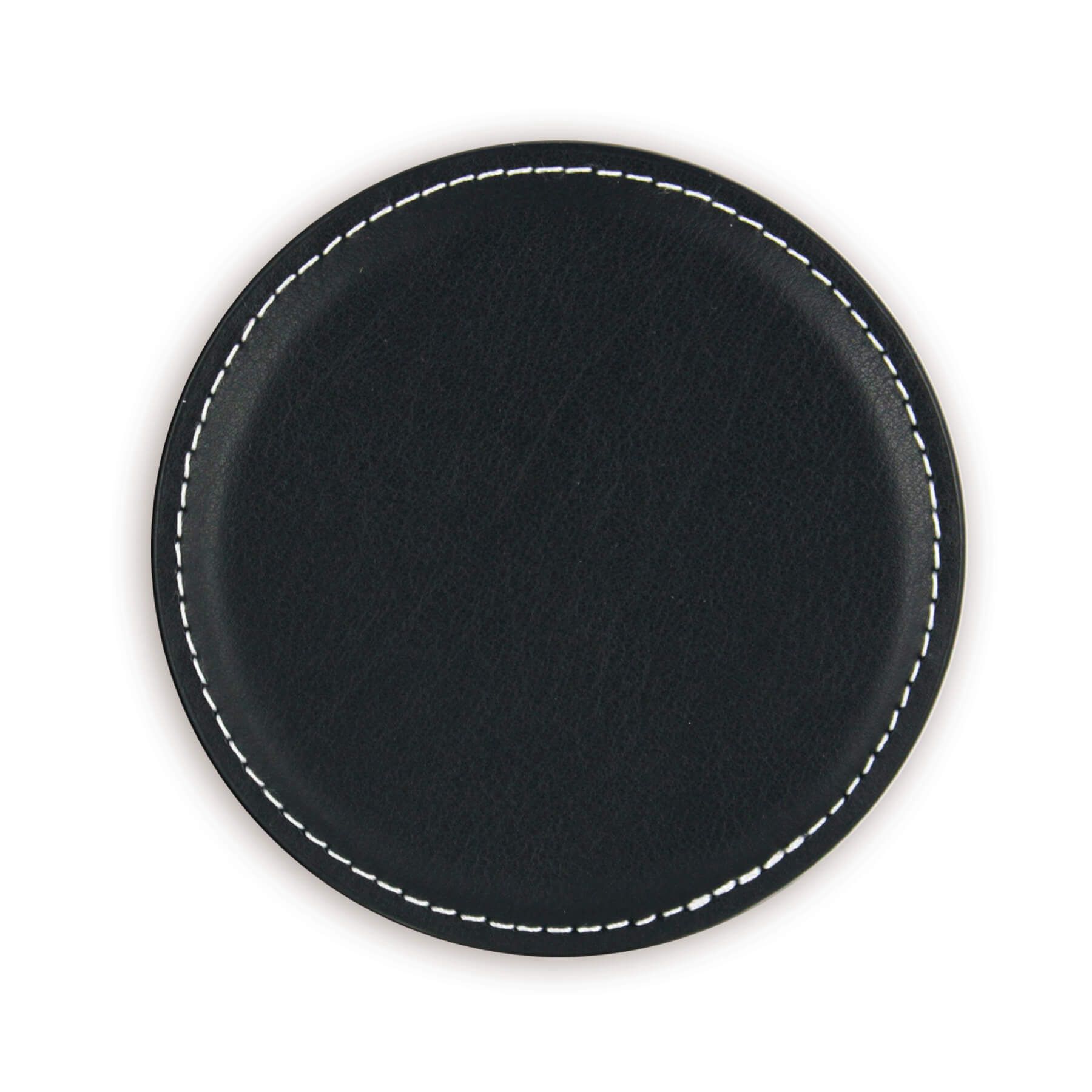 Vintage Leather Round Coaster 4