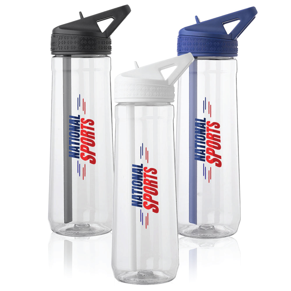 30 oz. Fitness Plastic Water Bottle with Sip Straw 4