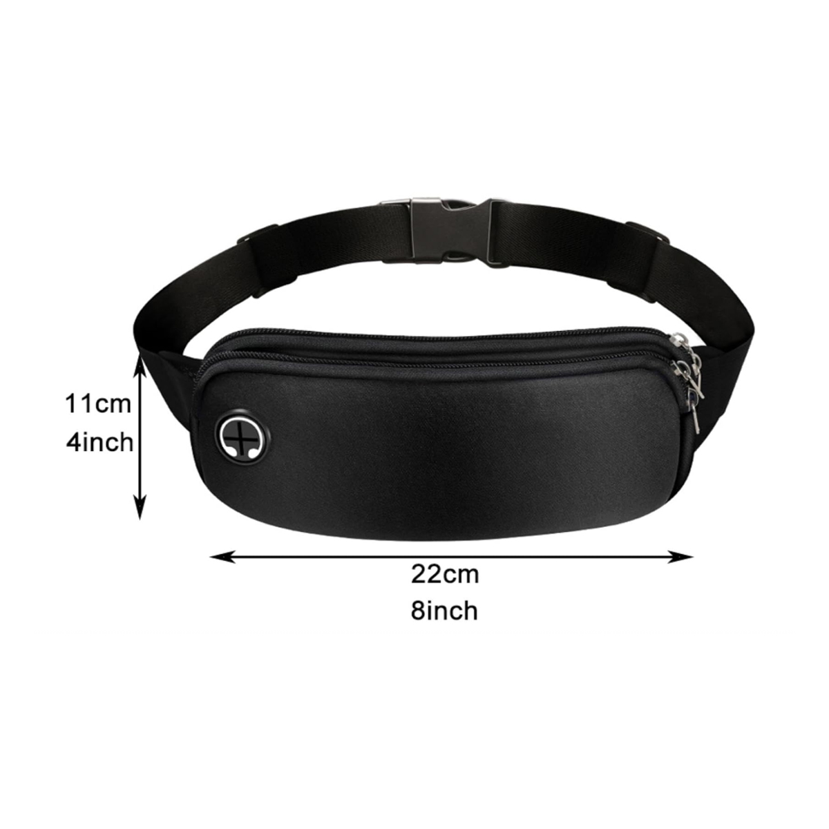 Sports Waist Bag W/ Earphone Charging Cable 2