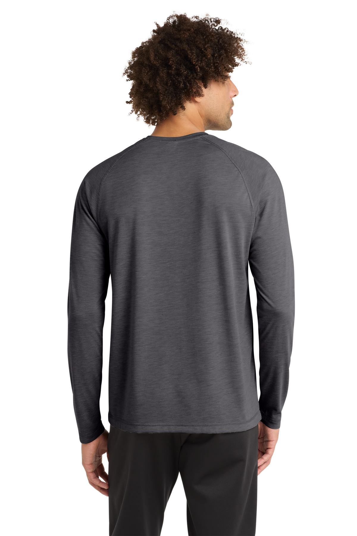 Sport-Tek PosiCharge Long Sleeve Tri-Blend Wicking Raglan Tee ST400LS 33