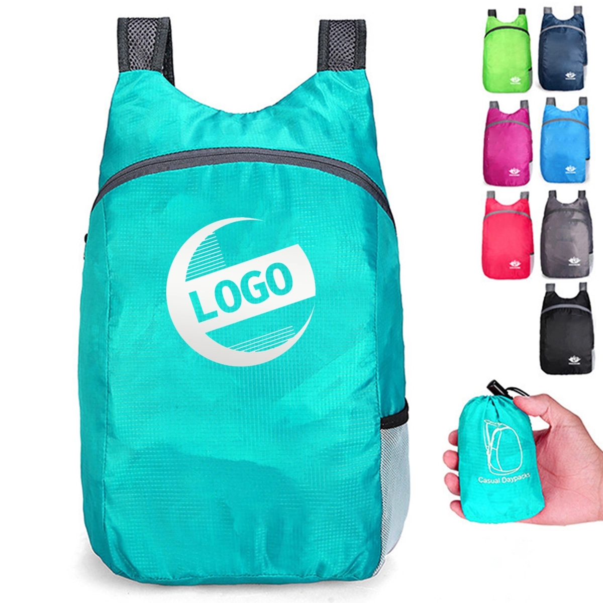 Lightweight Breathable Foldable Travel Packable Backpack 7