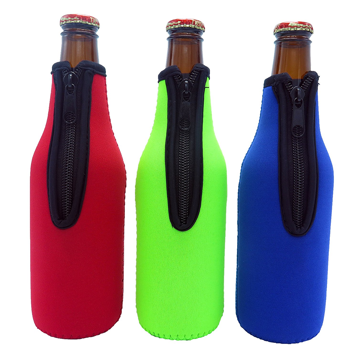 Neoprene Beer Bottle Insulators / Bottle Coolies, custom koozie with logo imprint 2