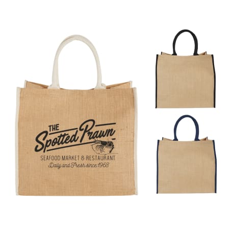 Large Jute Tote, custom tote bag with logo imprint 86