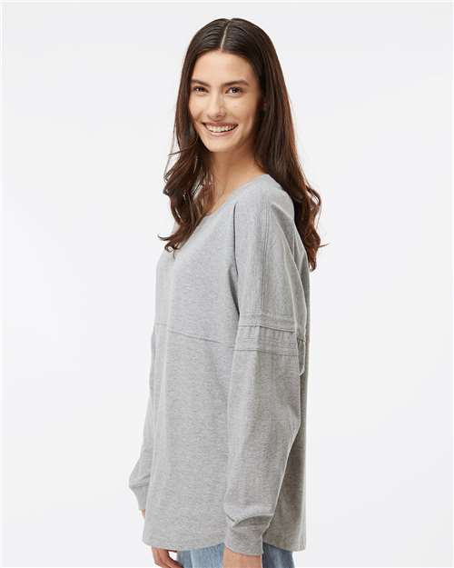 Women's Jersey Pom Pom Long Sleeve T-Shirt - T14 18