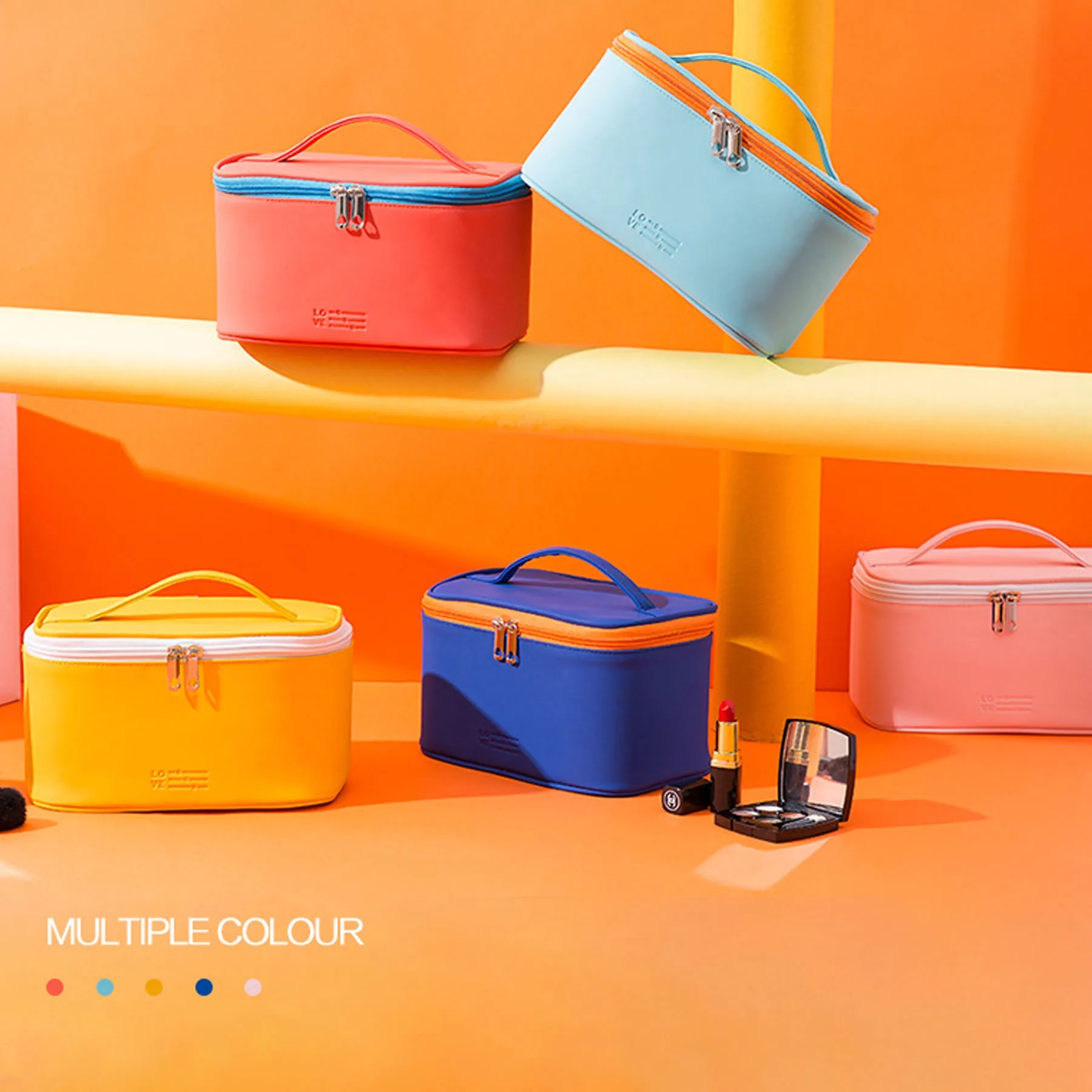 Pu Portable Cosmetic Bag 4