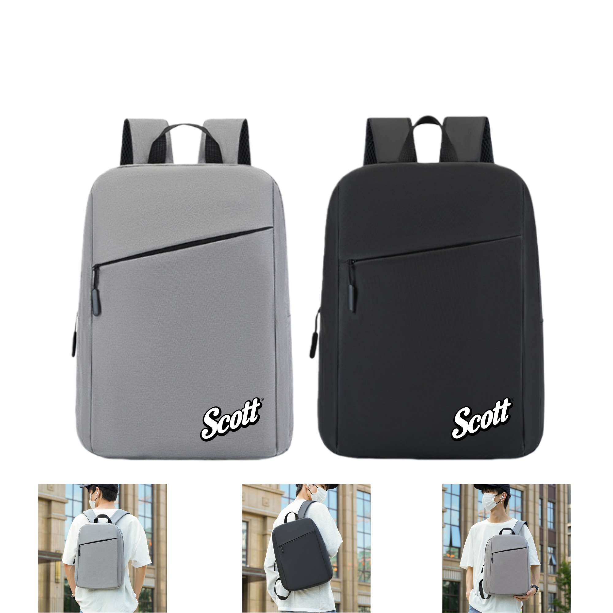 15.6inch Laptop Commuter Backpack - OCEAN 6