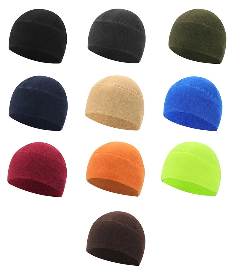 Winter Fleece Beanie Cap 2