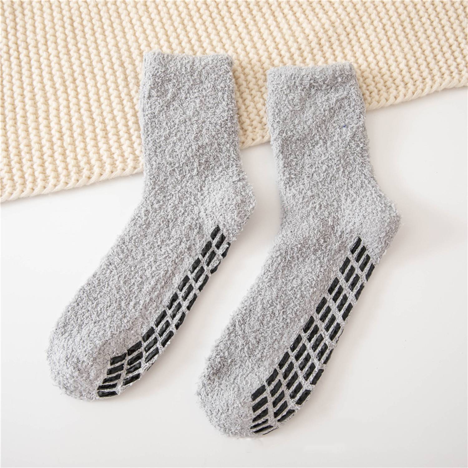 Men's Home Slippers with Grip Socks Non-Slip 8