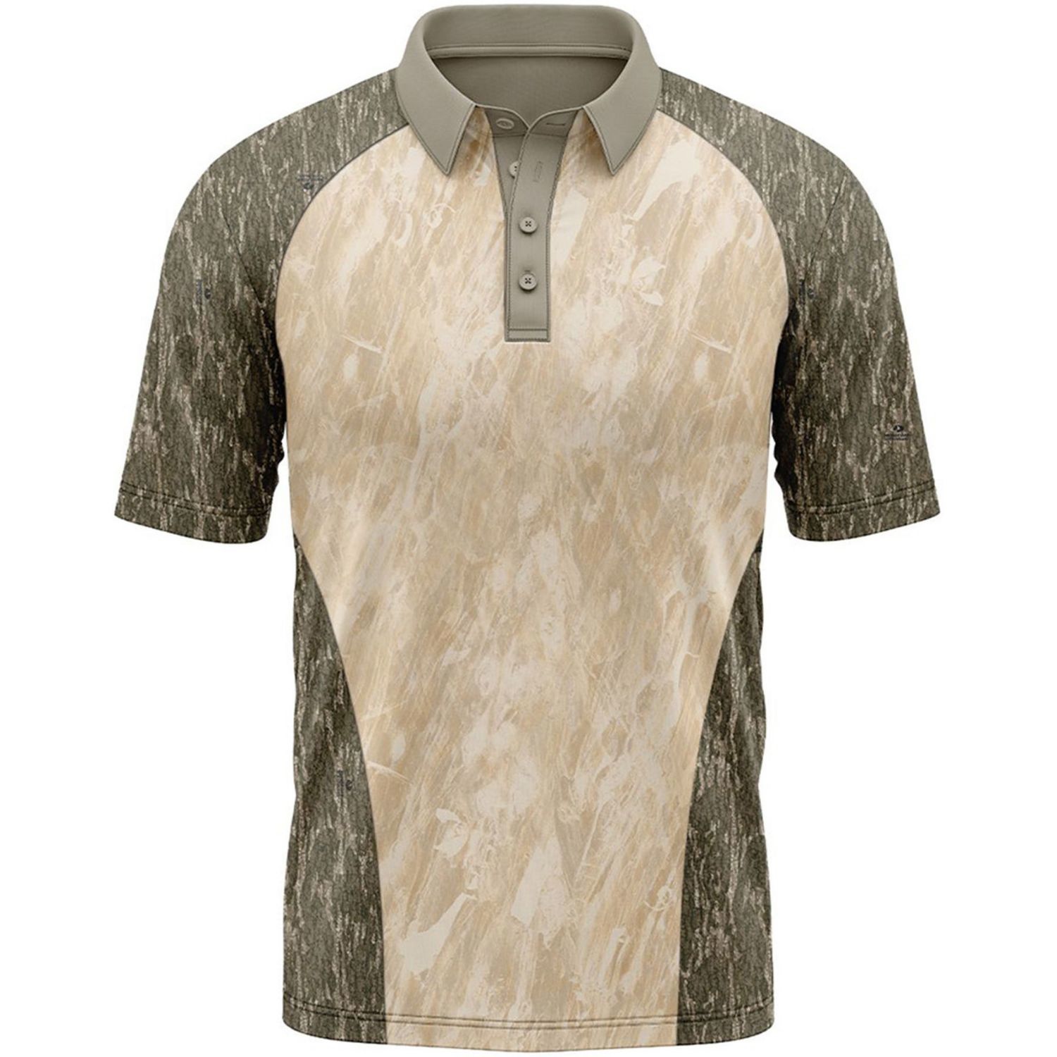 Mossy Oak® Men's 4.4 oz. Polyester Interlock Raglan Polo Shirt
