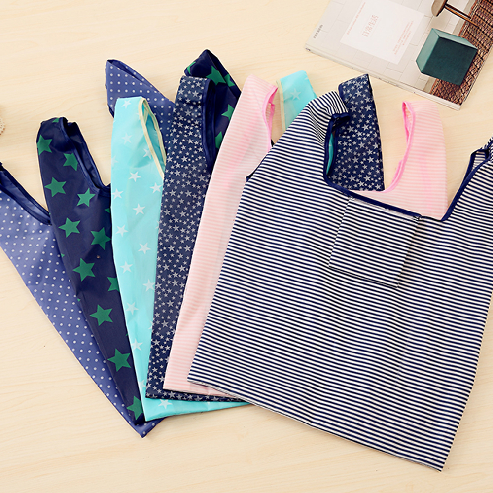 Reusable oxford cloth folding shopping bag large supermarket tote bag 9