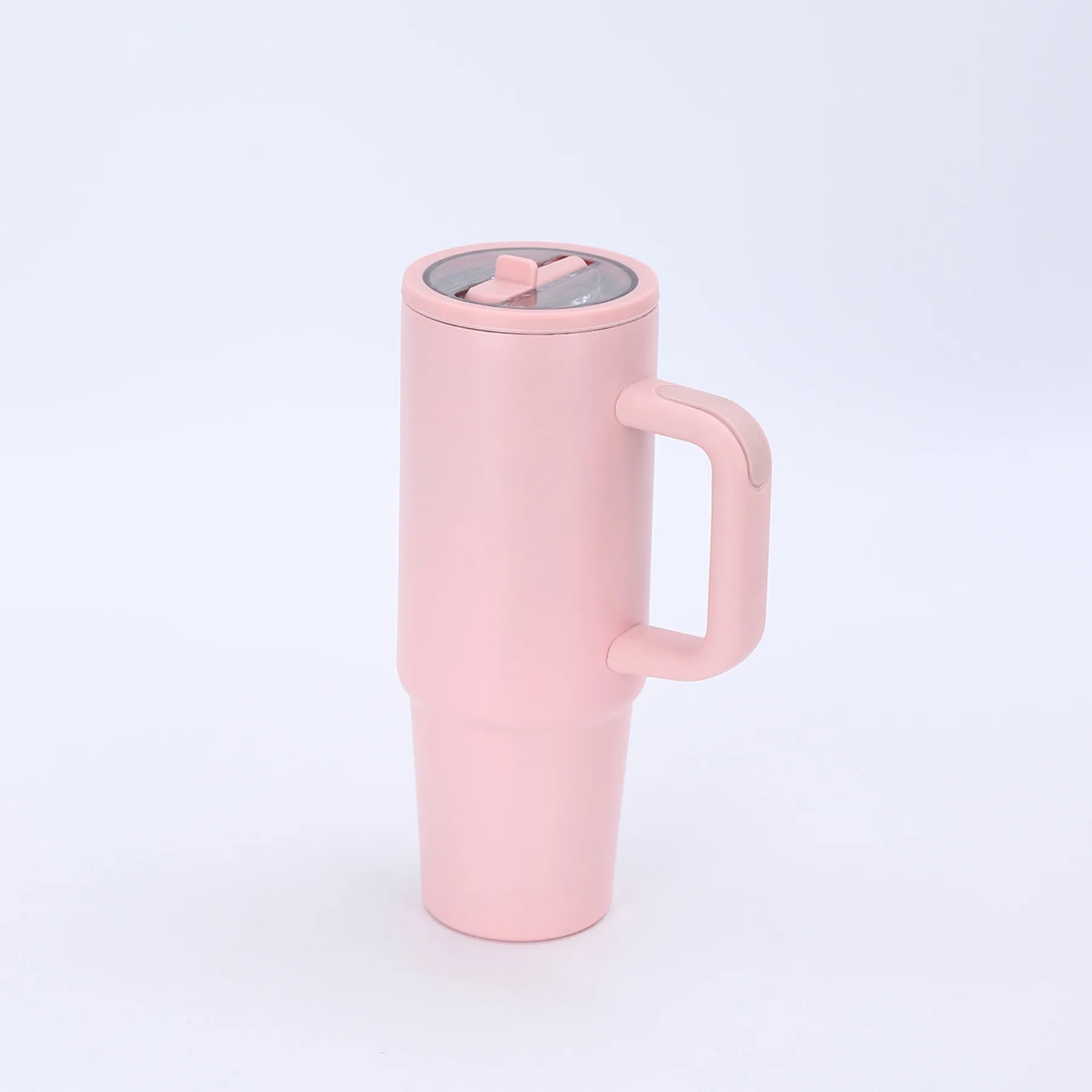 30 oz Stainless Steel Tumbler with Handle & Flip Straw Lid 3