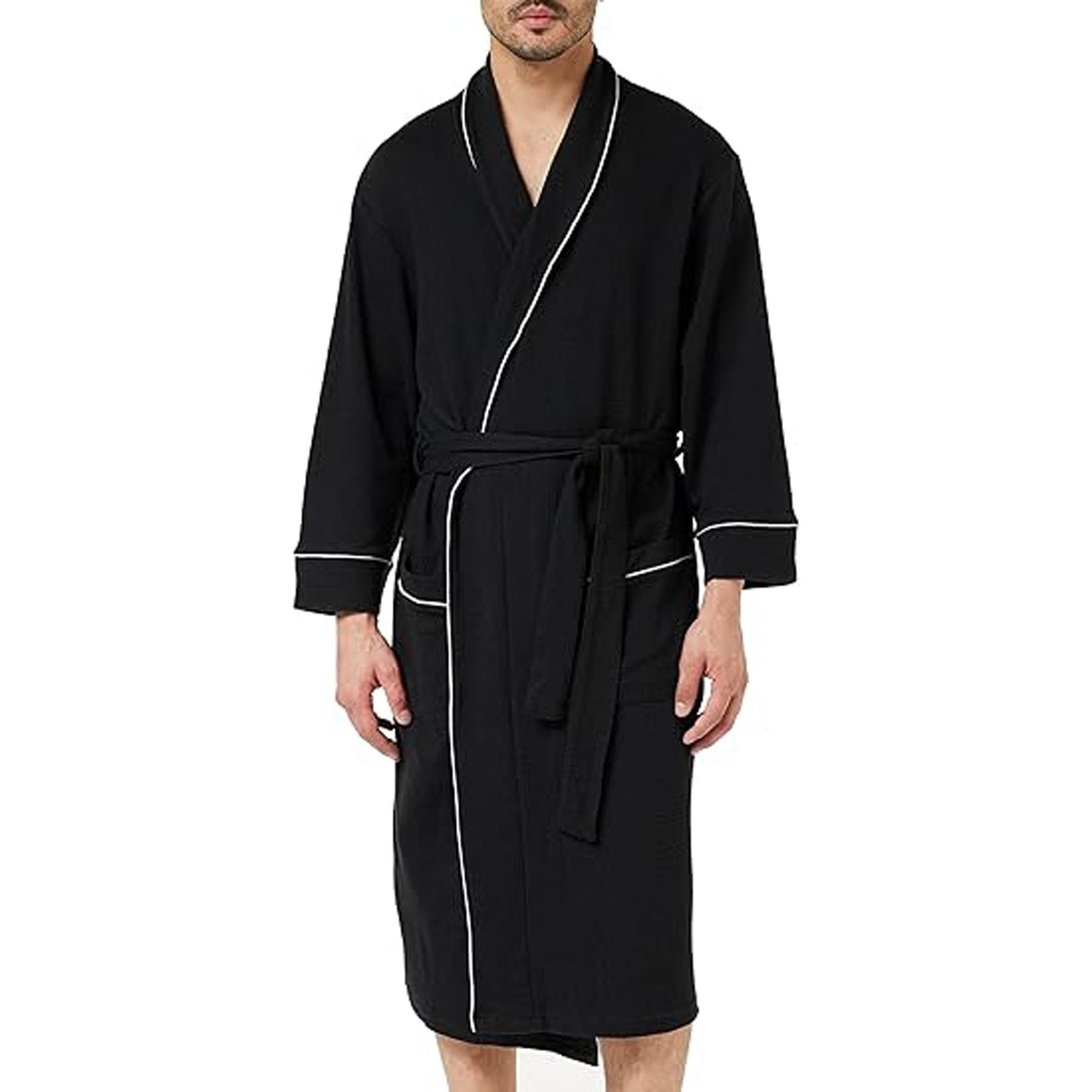 Men's Lightweight Waffle Robe 8