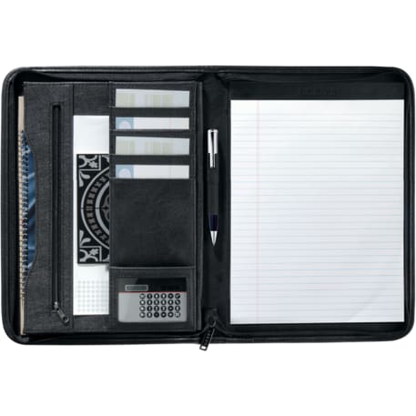 FSC® Mix Executive DuraHyde Zippered Padfolio 40