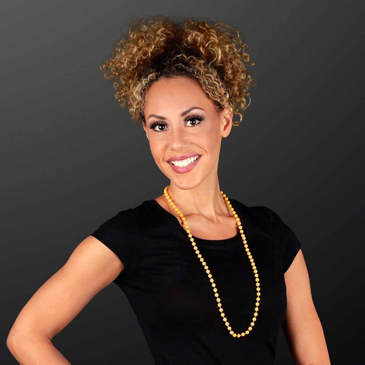 7MM 33" Round Beaded Necklaces 4