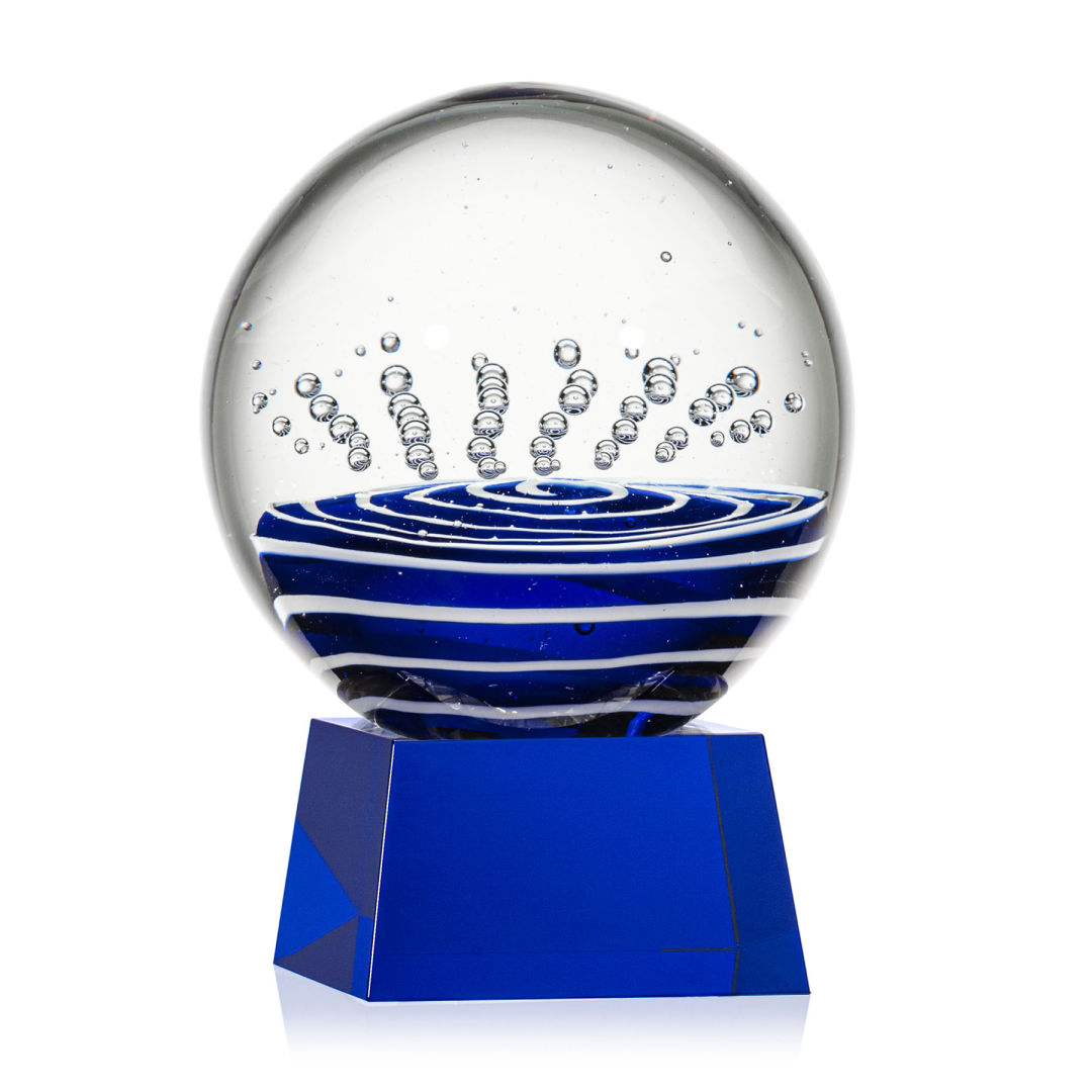 Tranquility Award on Robson Base - Blue 1