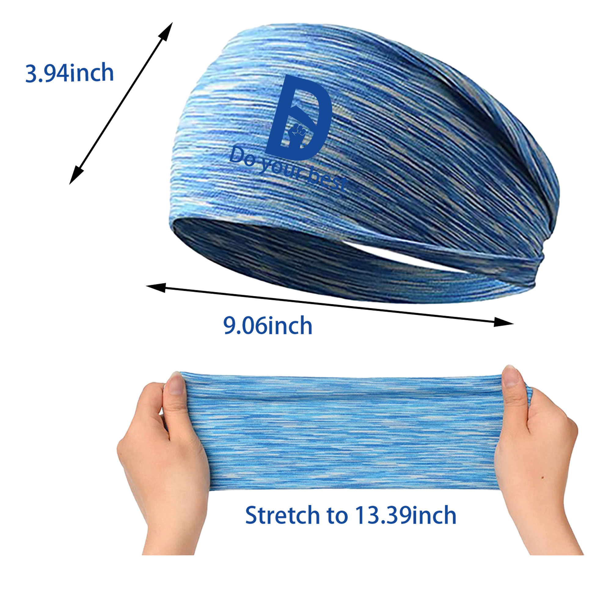 Workout Colours Comfortable Headbands 2