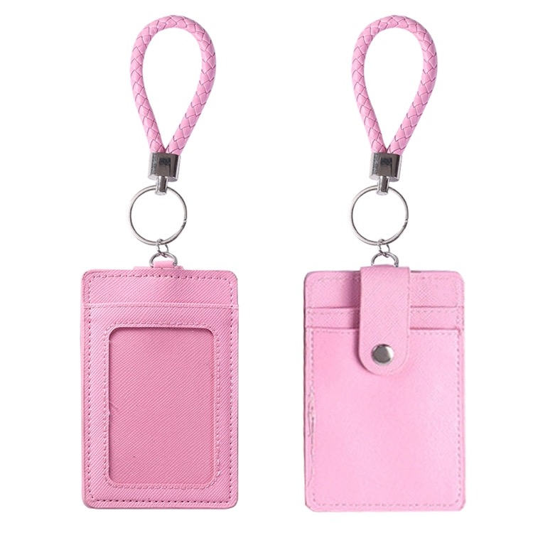 PU Leather Card Holder with Key ring 4