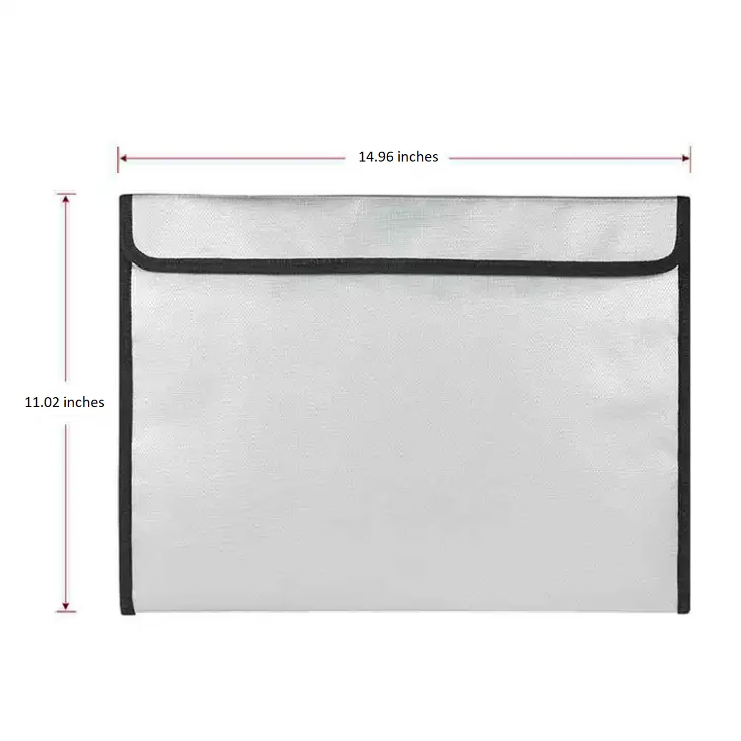 Fireproof and Waterproof Zipper Document Bag 7