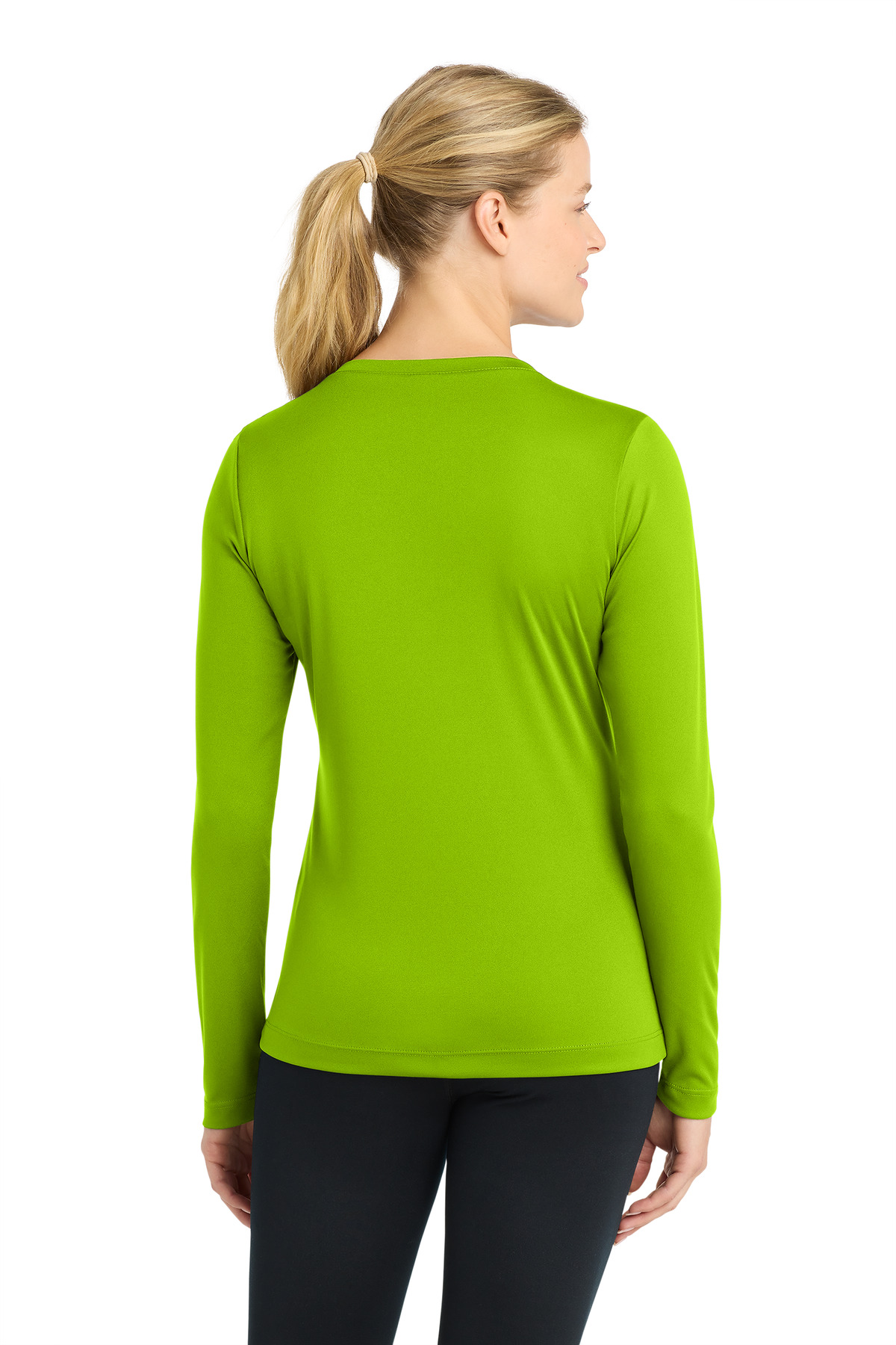 Sport-Tek Women's Long Sleeve PosiCharge Competitor V-Neck Tee. LST353LS 85